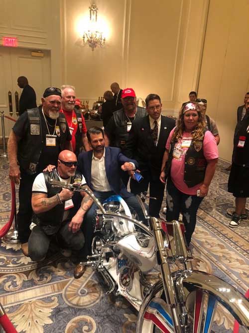 TRUMPINATOR MOTORCYCLE TRIBUTE TO THE PRESIDENT DONALD J TRUMP FOR A ...